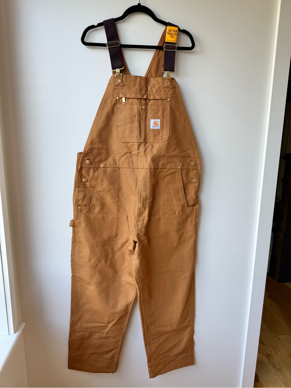 Carhartt Men's Iconic Duck Bib Overalls